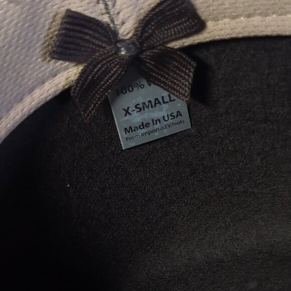 Stetson Hat Brown Wool Western Cowboy Hat Crushable Handmade is USA - Picture 10 of 13